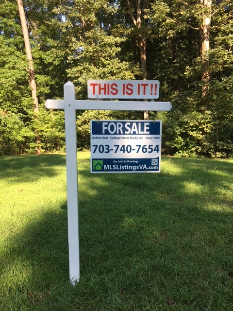 Post Yard Sign for For Sale By Owner Home Sellers FSBO VA Virginia